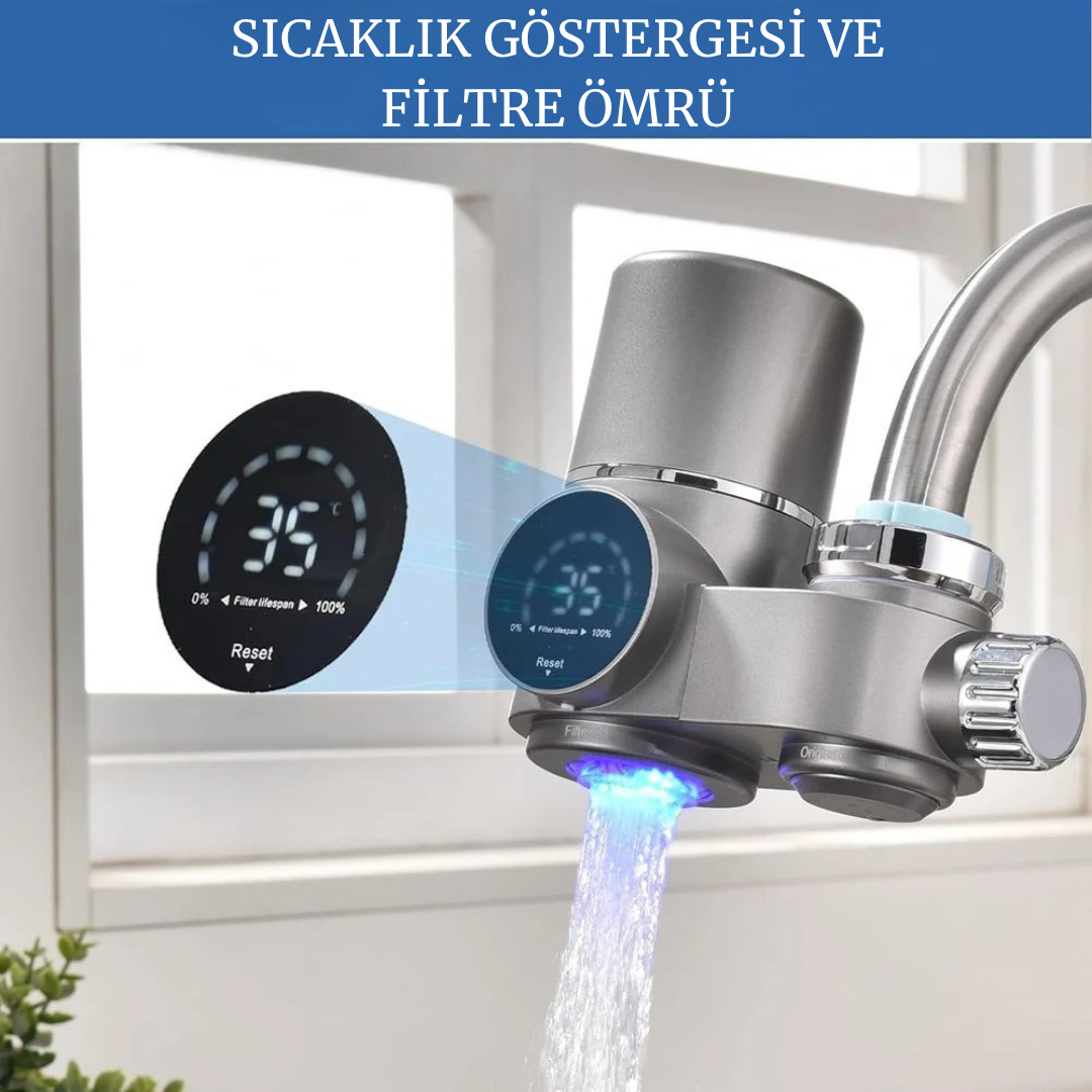 Hydrioniq® LED Ekranlı Musluk Suyu Filtresi